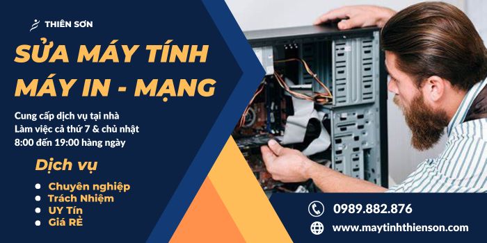 Sửa Máy tính tại nhà Phường Vân Phú TP Việt Trì