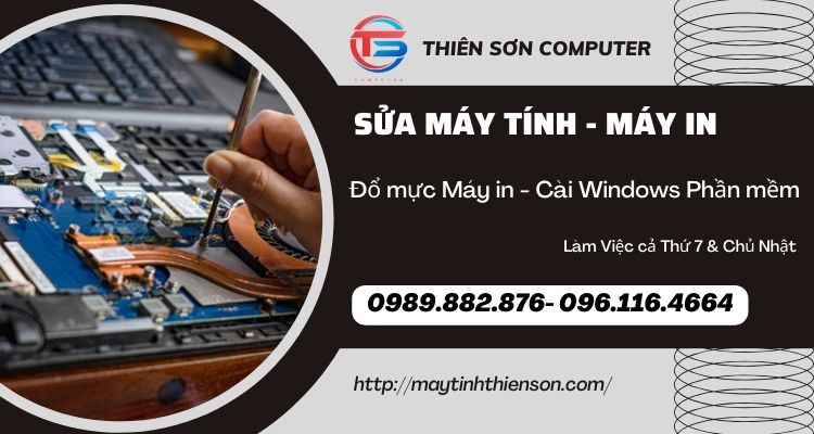 Sửa máy tính tại nhà Đ. Nguyễn Tất Thành TP Việt Trì