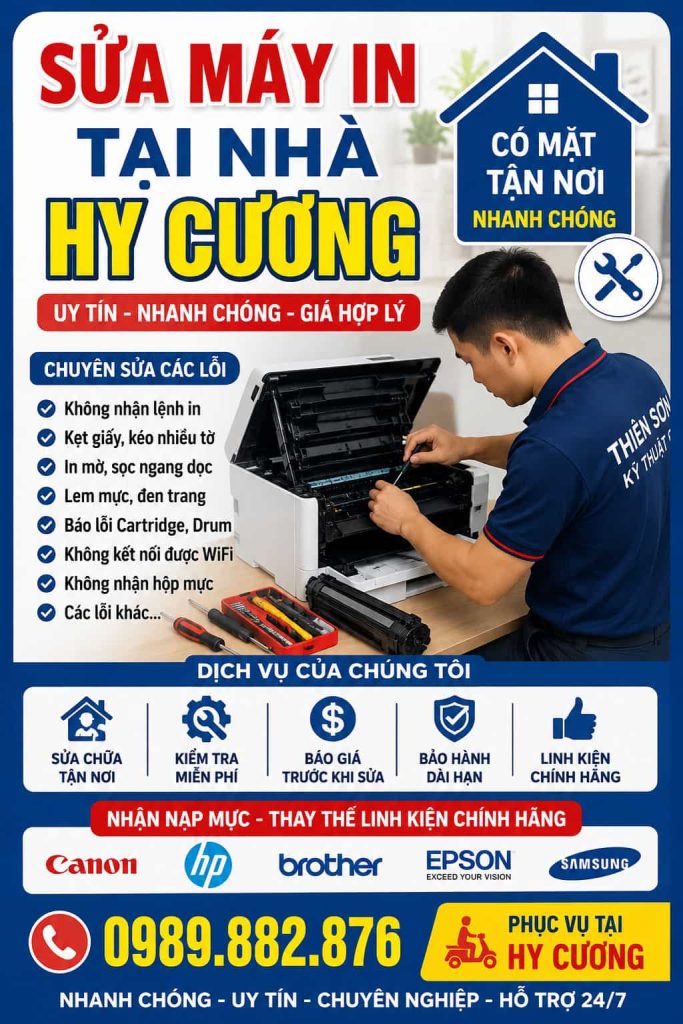 sửa máy in hy cương
